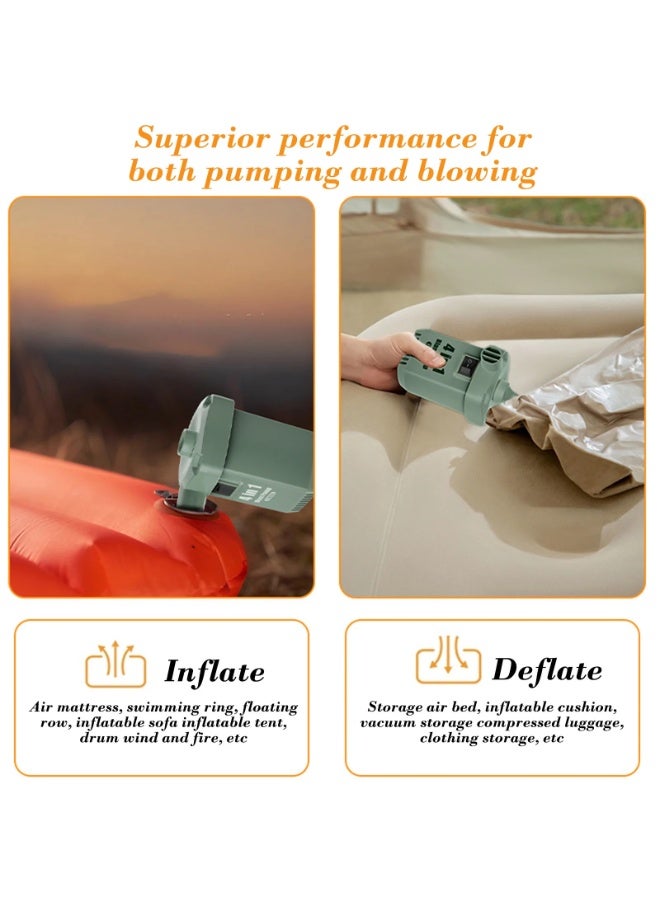 مضخة الهواء الكهربائية المحمولة 4 في 1 (موديل YT-M2055) – الحل الذكي للتخييم والرحلات - Image 3