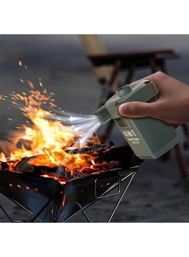 مضخة الهواء الكهربائية المحمولة 4 في 1 (موديل YT-M2055) – الحل الذكي للتخييم والرحلات - Image 4