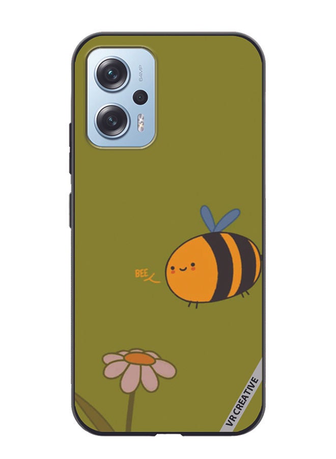 VR CREATIVE Protective Case Cover For Xiaomi Poco X4 GT Bee Design Multicolour - Image 1