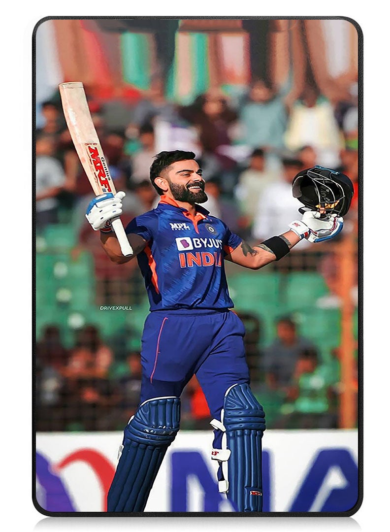 Theodor Protective Flip Case For Oppo Pad Air 2 With Trifold Stand Auto Wake Sleep Shockproof Cover Virat Kholi 1 - Image 1