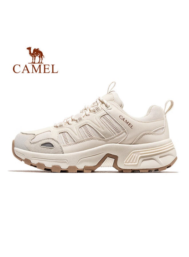 camel Camel Outdoor Hiking Shoes For Men And Women, Waterproof, Anti-slip, Wear-resistant, Climbing Sports Shoes【white Deer Style - Taihang】 - Image 1