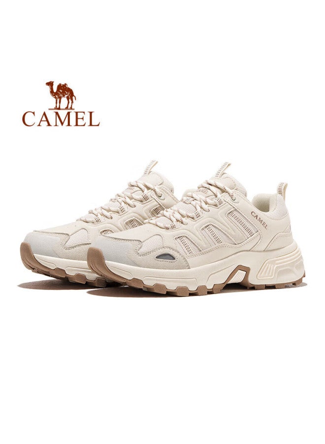 camel Camel Outdoor Hiking Shoes For Men And Women, Waterproof, Anti-slip, Wear-resistant, Climbing Sports Shoes【white Deer Style - Taihang】 - Image 2