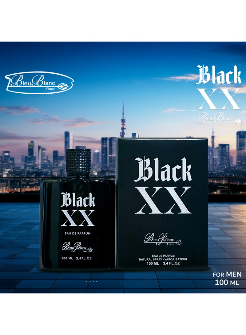 Bleu Blanc Fleur Black XX Eau De Parfum For Men - 100 ML