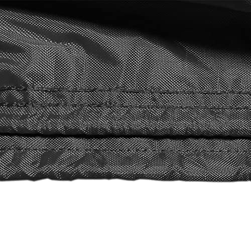 amberr Kayak Cover Heavy Duty Dust Cover Waterproof&UV Protection Kayak Covers for Outdoor Storage Black (10.2-11.5FT/3.1-3.5m) - Image 4