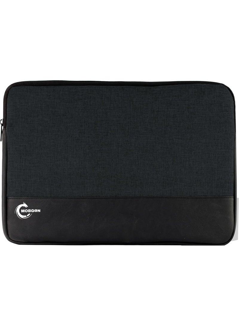 Laptop Sleeve 15.6 Inch, Shockproof Protective Traveling Computer Case, Water Resistant Portable Laptop Carrying Bag Compatible for Lenovo, Notebook, Black  - Image 1