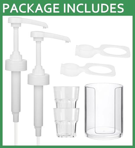 onsogi Dispenser Pumps for Listerine 1 or 1.5 Liter Mouthwash Bottles with Cup Holders, Resuable Cups and Clear Plastic Paper Cup Dispenser - Fits Total Care, Original, Zero Alcohol, Cool Mint, etc - Image 2