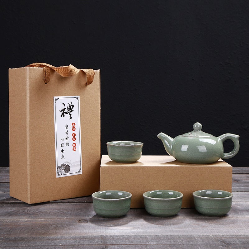 Ge Kiln And Ru Kiln Gift Boxes, Tea Sets, Corporate Event Souvenirs, Annual Meeting Gifts, Mid-Autumn Festival Gifts - Image 4