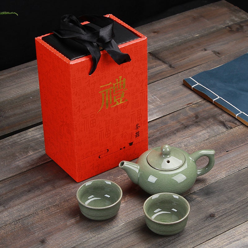 Ge Kiln And Ru Kiln Gift Boxes, Tea Sets, Corporate Event Souvenirs, Annual Meeting Gifts, Mid-Autumn Festival Gifts - Image 3
