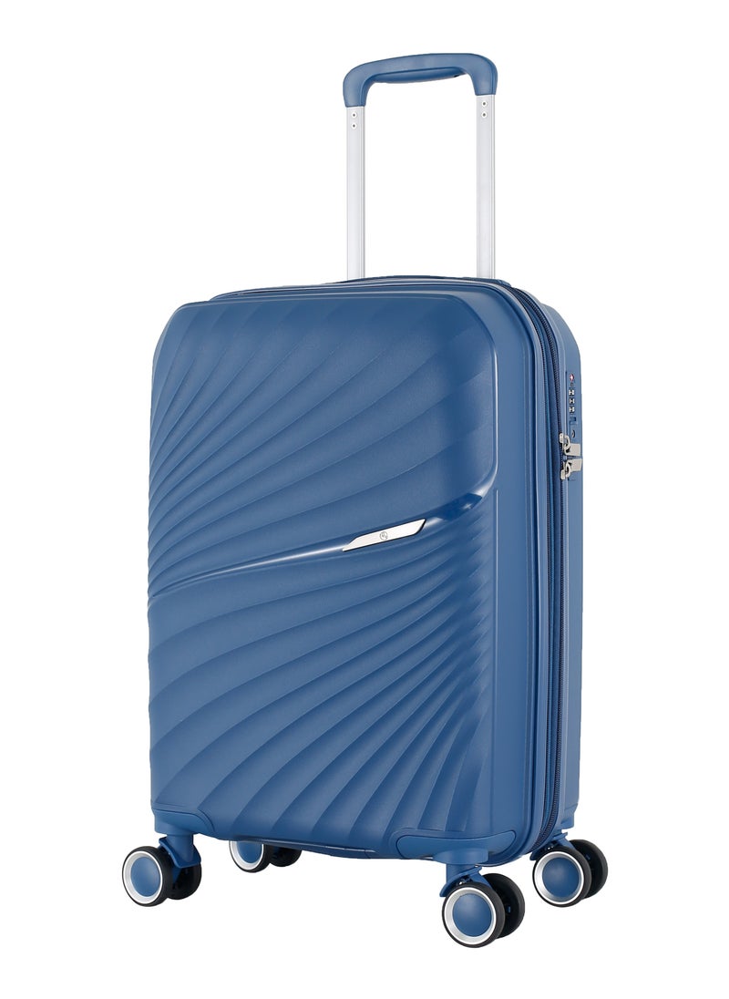 H.T H.T Luggage Bag, Hard Case Polypropylene (PP) Material, 8x360 Degree Rotation Spinner Wheels, Matching Color Suitcases, Expandable Trolley Bag, Telescopic Handle, TSA Lock, SKU 13504  - Image 1