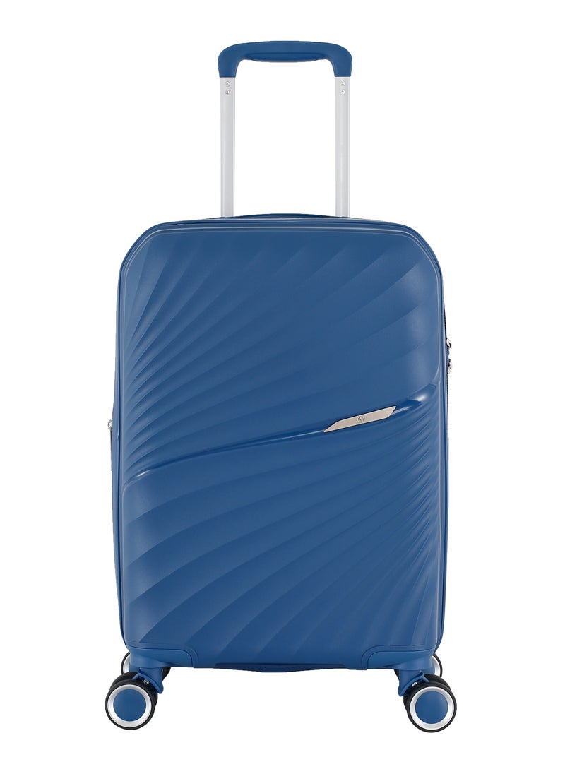 H.T H.T Luggage Bag, Hard Case Polypropylene (PP) Material, 8x360 Degree Rotation Spinner Wheels, Matching Color Suitcases, Expandable Trolley Bag, Telescopic Handle, TSA Lock, SKU 13504  - Image 2