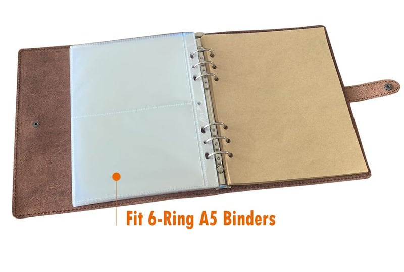 Fan&Ran 30-Pack 4"x6" Photo Sleeves for Ring Binders, Total 120 Pockets, 6.9"x8.6" - Image 4