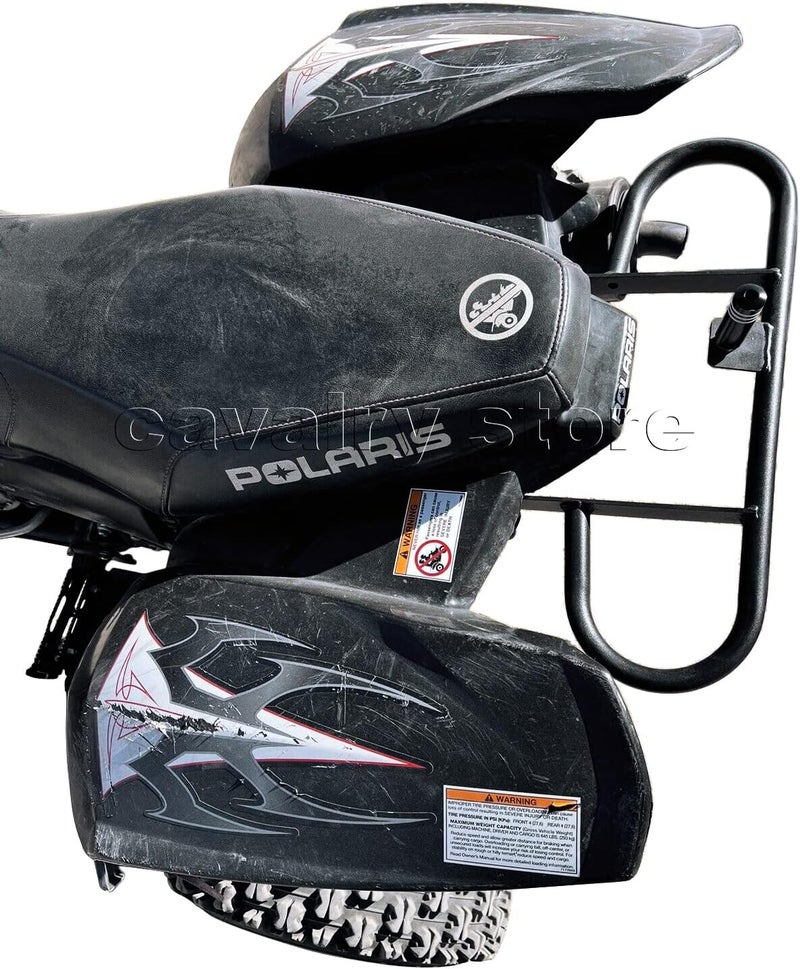 CAVALRY Rear Grab Bar Bumper Polaris Predator 500 Black 2003-2007 - Image 2