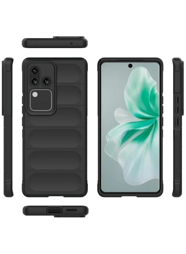 Liquid Silicone Case Compatible with VIVO V30 Pro 5G with Camera Lens Protection, Anti-Scratch Soft Microfiber Lining, Rubber Full Body Shockproof Cover - Image 5