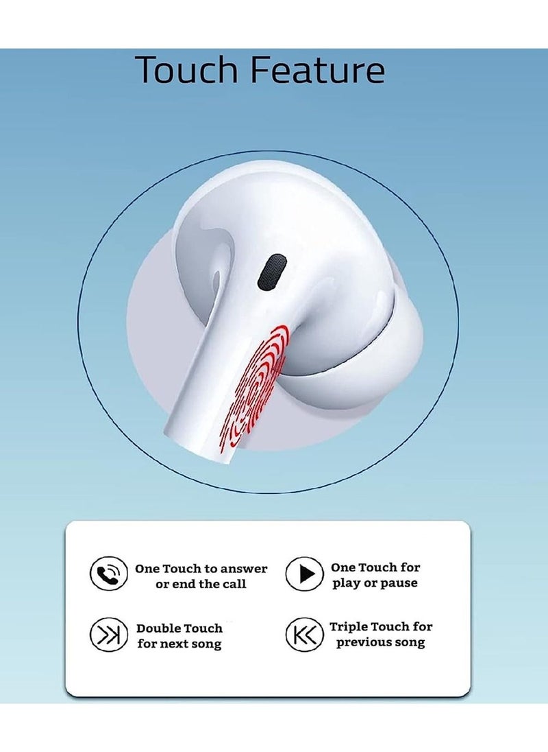 Yesido - Yesido TWS06 Wireless Bluetooth Earbuds With Microphone, Touch Control and Noise Cancelation Compatible With Android Devices - Image 1