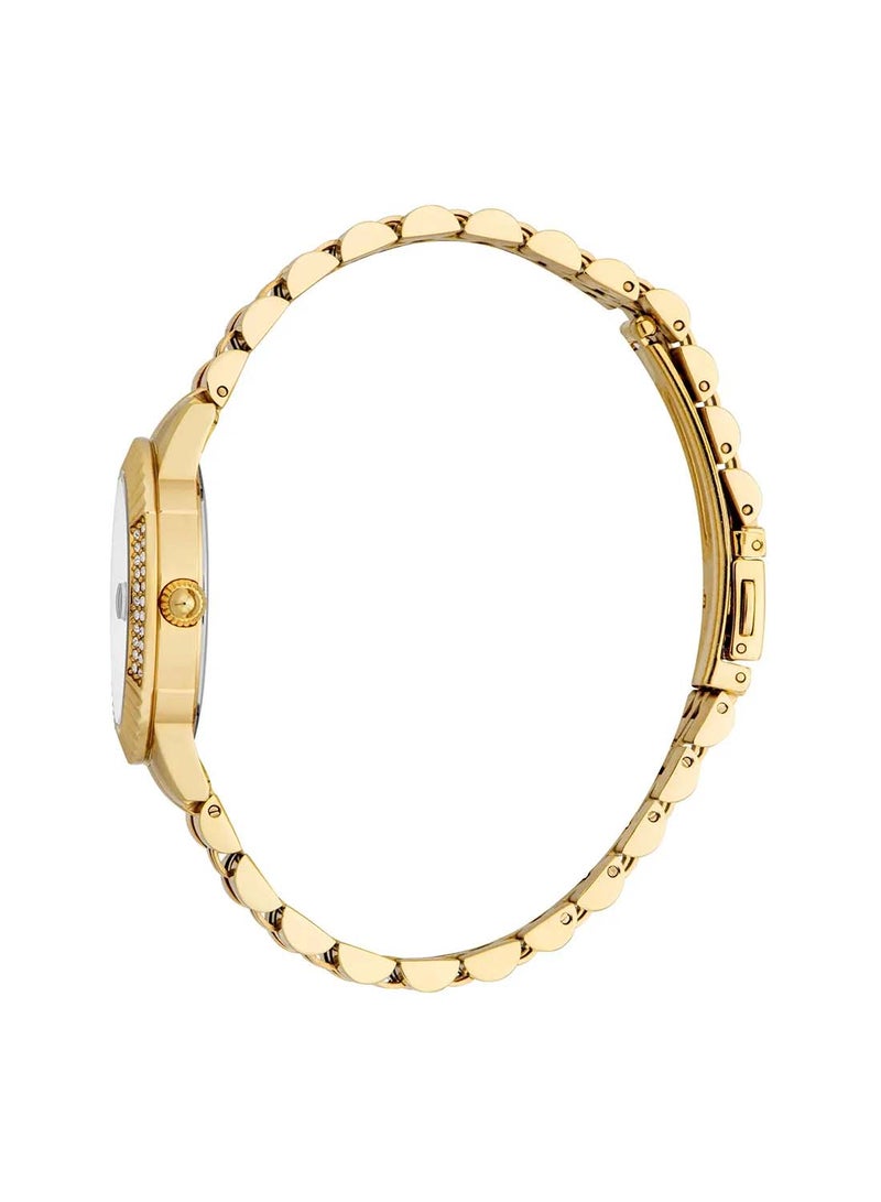 Just Cavalli ساعة يد نسائية دائرية الشكل من الفولاذ المقاوم للصدأ JC1L199M0025 - 32 مم - Image 2