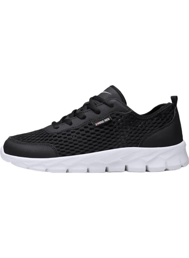 Double Star Shuangxing Men'S Running Shoes, Summer Lightweight Breathable Large Mesh Casual Shoes, Spring Mesh Soft-Soled Sneakers For Men, 982026, Jade Black, Size 45 - Image 3