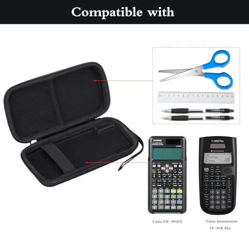 Aproca Case Compatible with Texas Instruments TI-36X Pro/CASIO FX-991ES Plus Engineering Scientific Calculator, Portable Storage Bag for Accessories (Case Only) - Image 2