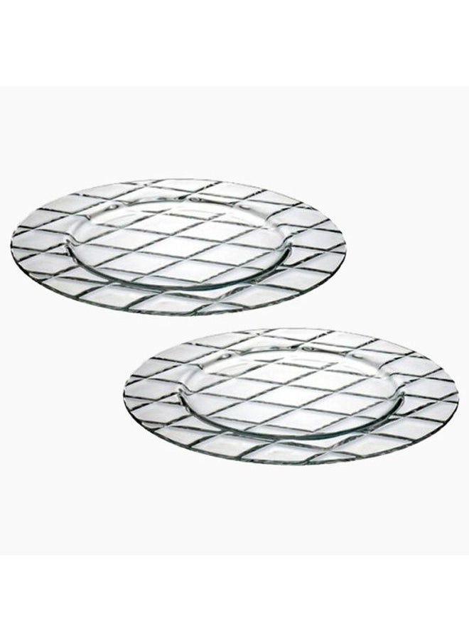 Vidivi Glass Concerto Set of 2 Plates 