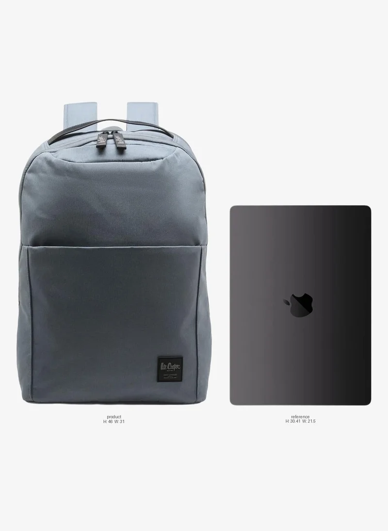 Lee Cooper Men Logo Applique Laptop Backpack