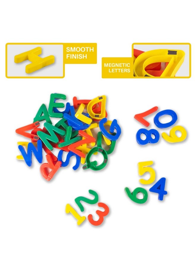 RATNA'S Jumbo Magnetic Alphabet and Numbers for Kids with 10 Colourful Beads Free Inside. - Image 3