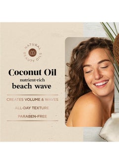 Oliology Coconut Oil Beach Wave Sea Salt Mist Spray Creates Volume And Tousled Waves Texture And Style That Lasts All Day (8 Oz)  - Image 5