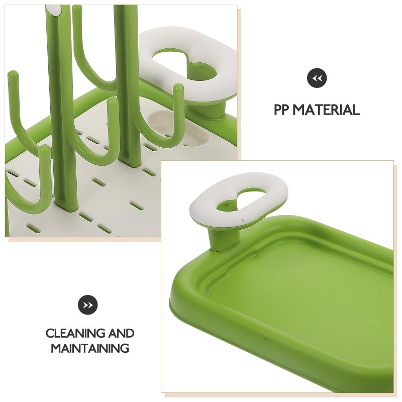 Baby Bottle Drying Rack Baby Bottle Drain Rack Portable Drying Rack for Bottle - Image 4