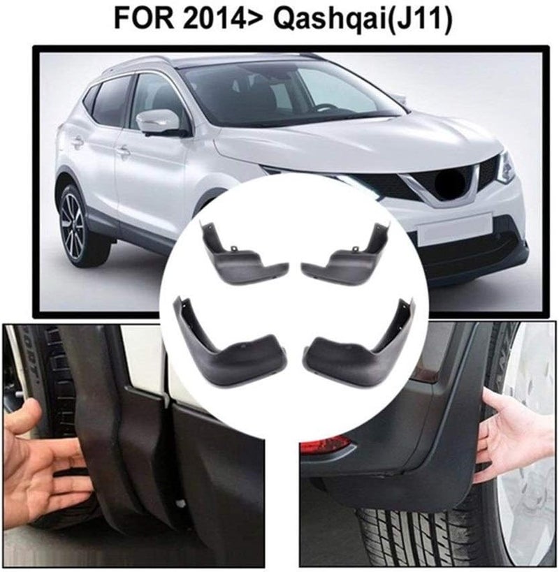 Wivplex Molded Car Mud Flaps for Nissan Qashqai J11 - Image 5