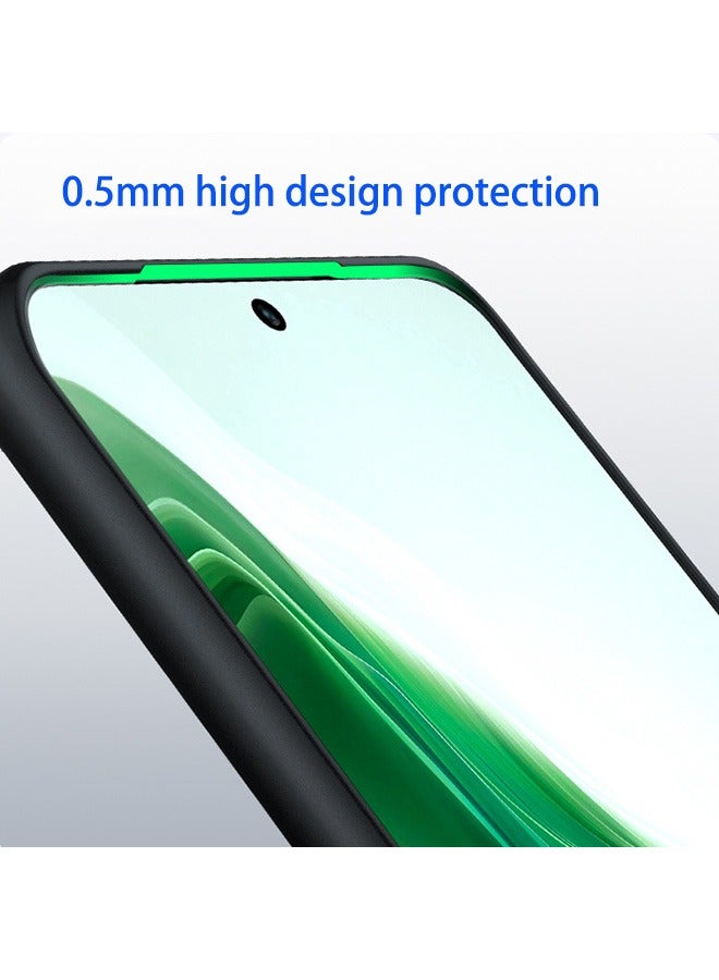 Magnetic Case for Honor Magic 6 Pro 5G, Frosted Translucent Back Protective Slim Phone Cover, Anti-Fingerprints, Anti-Fall Drop Protection, Shockproof Case for Honor Magic 6 Pro 5G (Black)  - Image 5