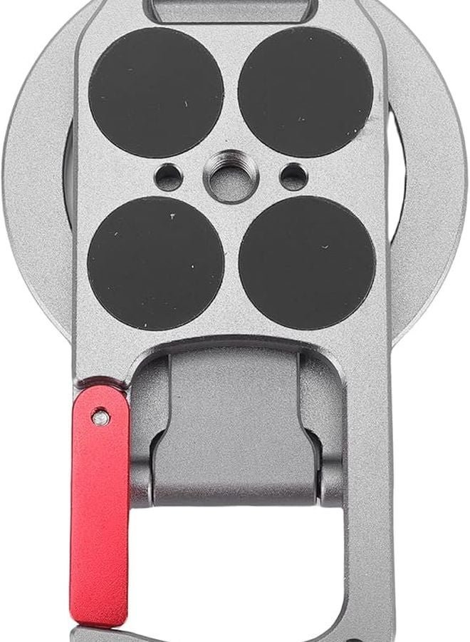 Aluminum Alloy Magnetic Phone Stand Holder with Cold Shoe Port Foldable Rotating - Image 4