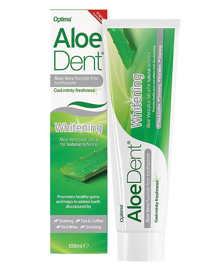 ألودنت معجون أسنان مبيض خالي من الفلورايد 100 مل