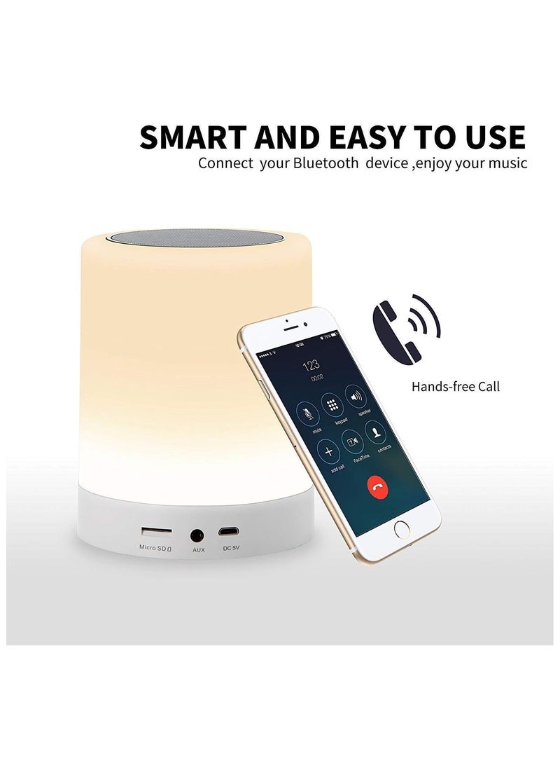 Smars CL-671 LED Touch Lamp Wireless Bluetooth Speaker with TF Card/Aux/Speaker Phone, FireWire