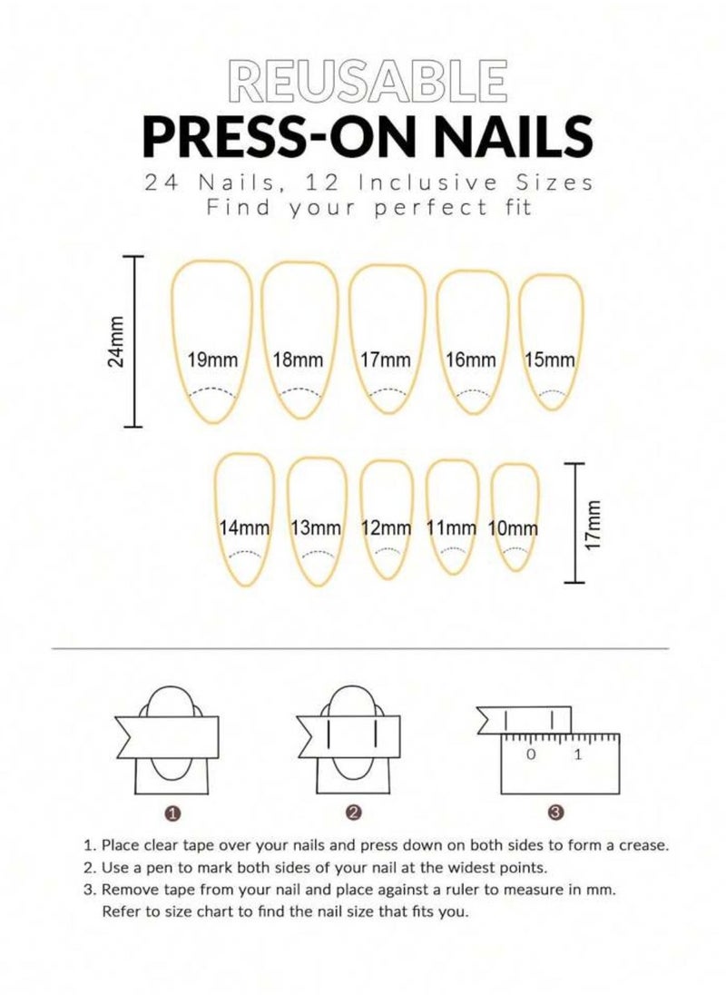 Shein Red Nail Art Decorations - 60pcs  - Image 5