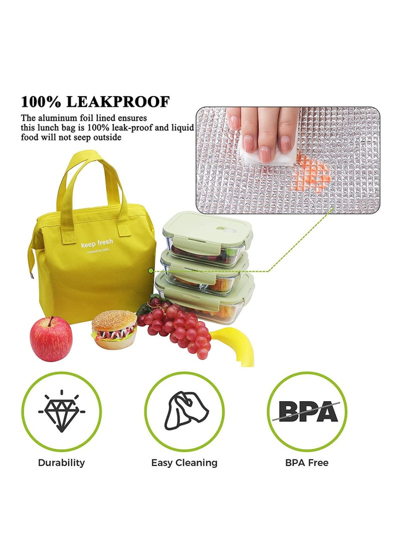 SYOSI - Lunch Bag Bento Bag, Thickened Thermal Insulation Refrigerated Bento Tote Bag, Lunch Box Carrying Bag For Students Ladies Men Picnic Work Outdoor - Image 1
