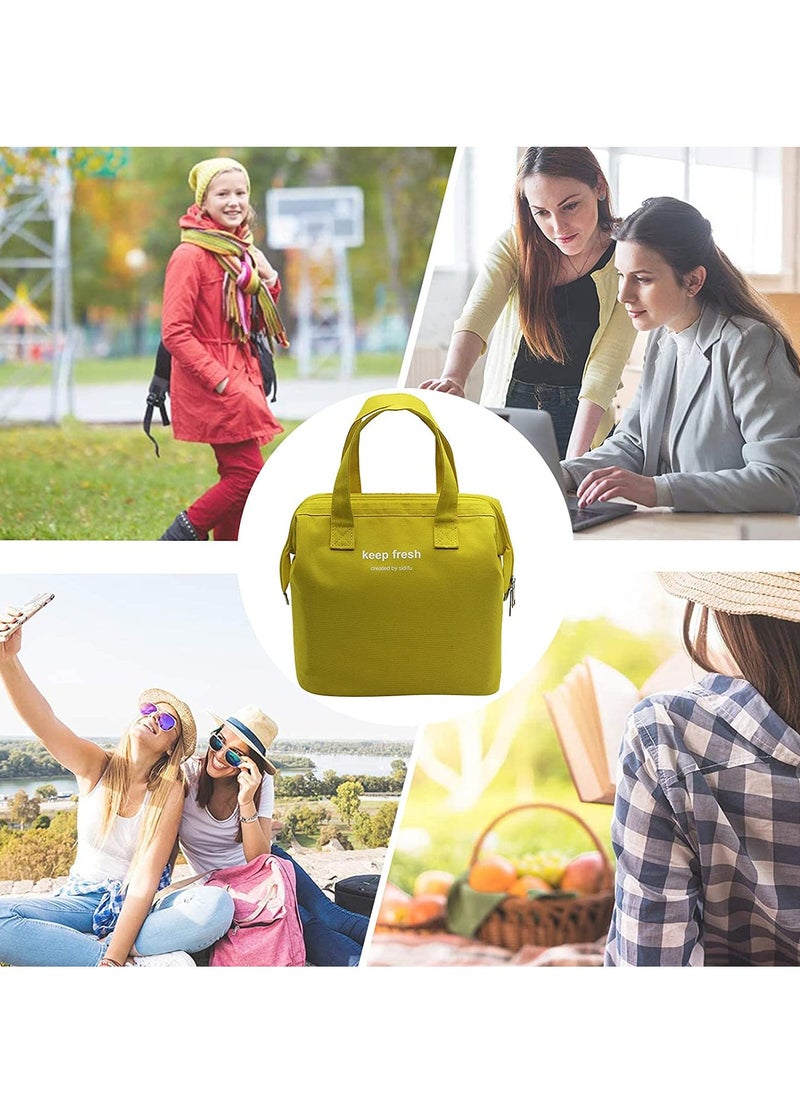 SYOSI - Lunch Bag Bento Bag, Thickened Thermal Insulation Refrigerated Bento Tote Bag, Lunch Box Carrying Bag For Students Ladies Men Picnic Work Outdoor - Image 1