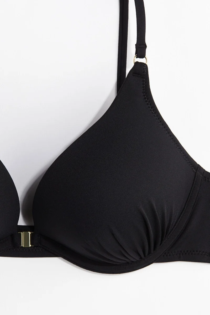 H&M Super push-up deep plunge bikini top