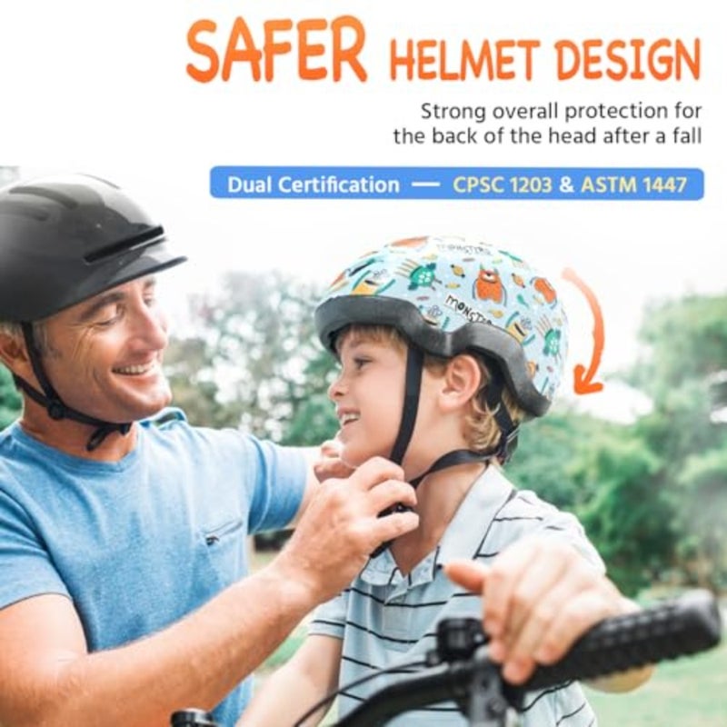 /Toddler Bike Helmet for Boys and Girls, Adjustable Skateboarding Helmets from Infant/Baby to Youth - Image 2