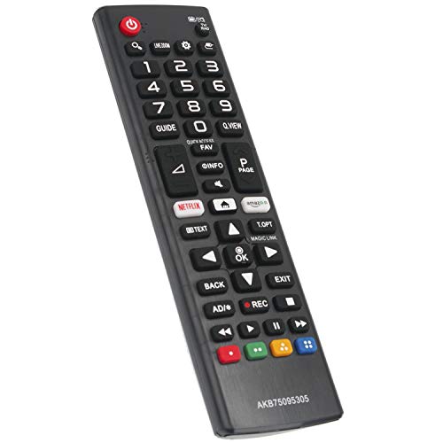Allimity AKB75095305 Replacement Remote Control fit for LG LCD LED TV 32LJ616D 32LJ610D 32LJ618U 32LJ610D-TA 32LJ610U-TD 32LJ610Z-TD 32LJ620D-TD 32LJ616D-TA 32LJ618D-TF 32LJ618U-TF - Image 2