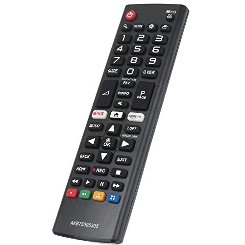 Allimity AKB75095305 Replacement Remote Control fit for LG LCD LED TV 32LJ616D 32LJ610D 32LJ618U 32LJ610D-TA 32LJ610U-TD 32LJ610Z-TD 32LJ620D-TD 32LJ616D-TA 32LJ618D-TF 32LJ618U-TF - Image 3