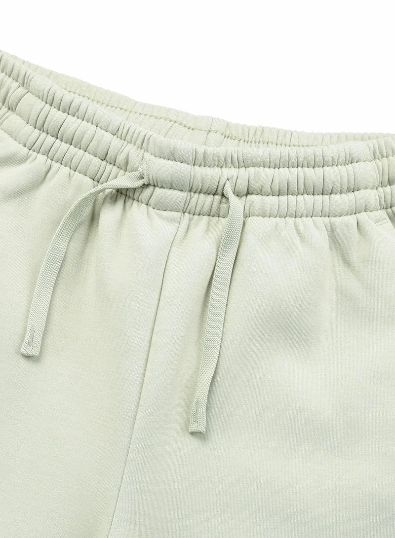 GIORDANO Kids’ Cotton Blend Interlock Elastic Waist Soft Knit Joggers