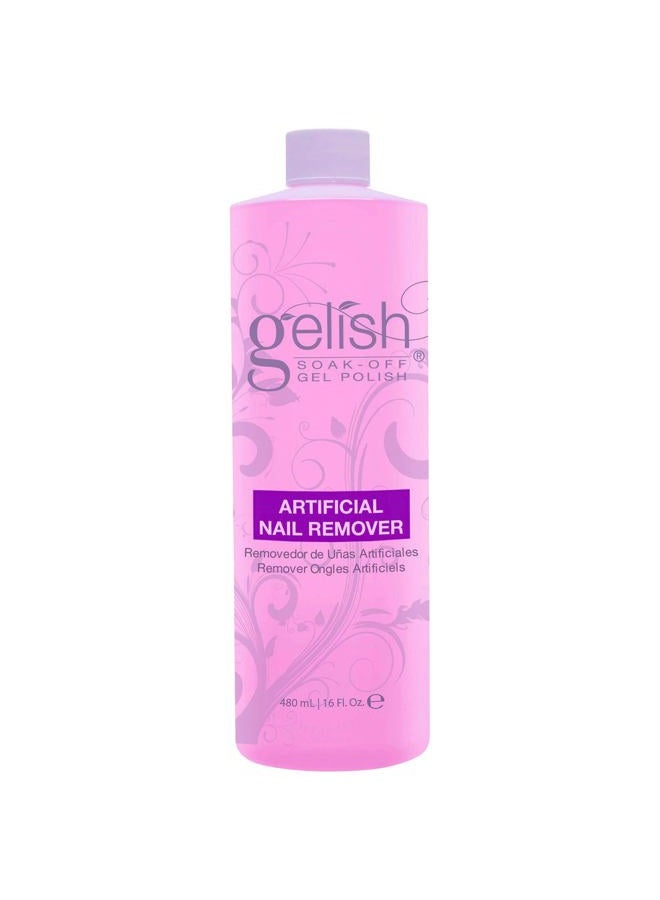 Gelish Soak Off Gel Polish Artificial Nail Remover, 16 Ounce - Image 1