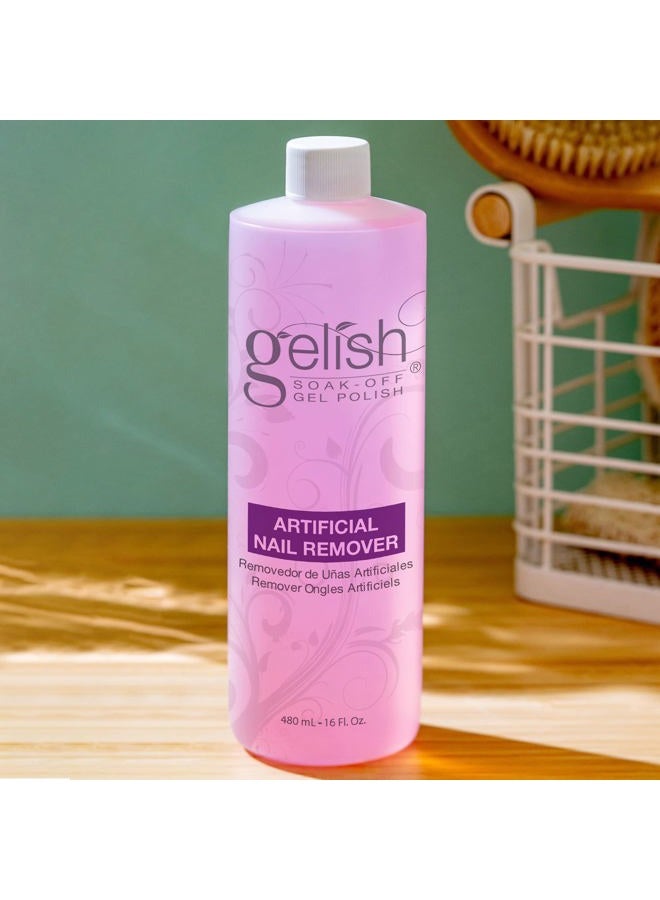 Gelish Soak Off Gel Polish Artificial Nail Remover, 16 Ounce - Image 5