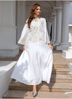 Abaya Embroidered Robe Evening Dress. White. - pzsku/Z015A7653194E73FFD512Z/45/_/1731410698/79082860-a1e8-473c-8dd8-cfc28bcc8a41