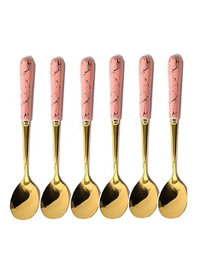 نيبمينينت طقم أدوات مائدة عشاء من 6 قطع متعدد الألوان