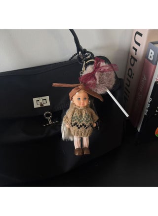 Milk tea sweater lollipop doll pendant