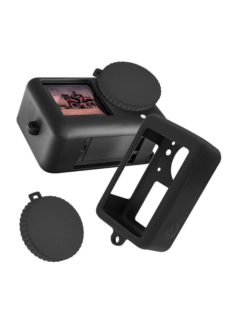General DJI Osmo Action 5 Pro Silicone Case, Black DJI Osmo Action 5 Pro with Lens Cap  - Image 1