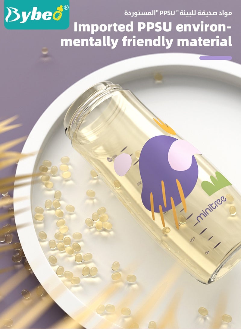 بيبو زجاجة ماء للأطفال من PPSU مع قشاط وفوهة، زجاجة شرب للأطفال مع حزام قابل للإزالة، كوب شرب للأطفال، خالية من مادة البيسفينول أ، مانعة للتسريب بتصميم كرتوني رياضي للرحلات والمدرسة، 480 مل، اللون الأخضر - Image 5