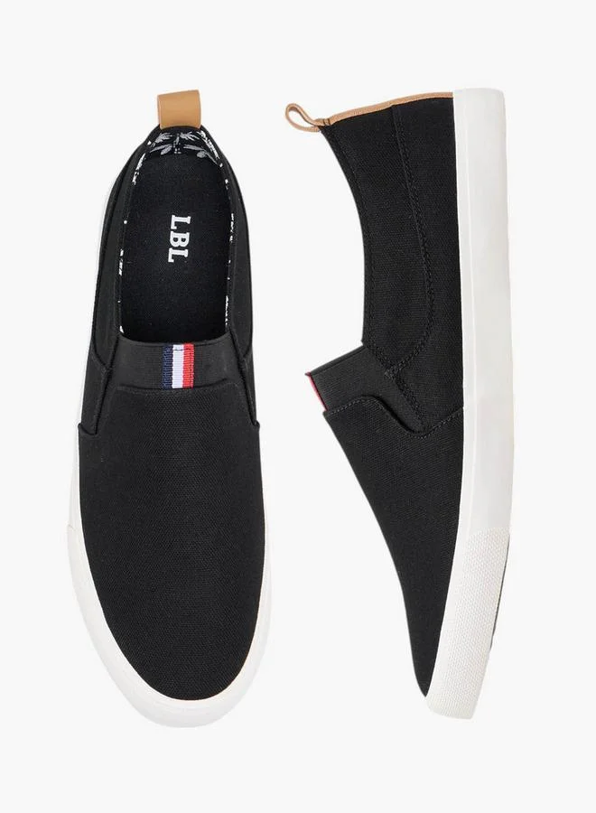 ال بي ال من شو اكسبرس لوفرز رجالي قماش مع شريط سحب