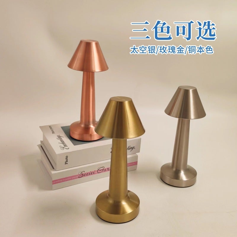Metal Vintage Decorative Table Lamp Barbell Charging Table Lamp Creative Dining Table El Bar Decorative Table Lamp - Image 5