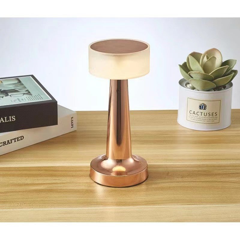 Metal Vintage Decorative Table Lamp Barbell Charging Table Lamp Creative Dining Table El Bar Decorative Table Lamp - Image 1