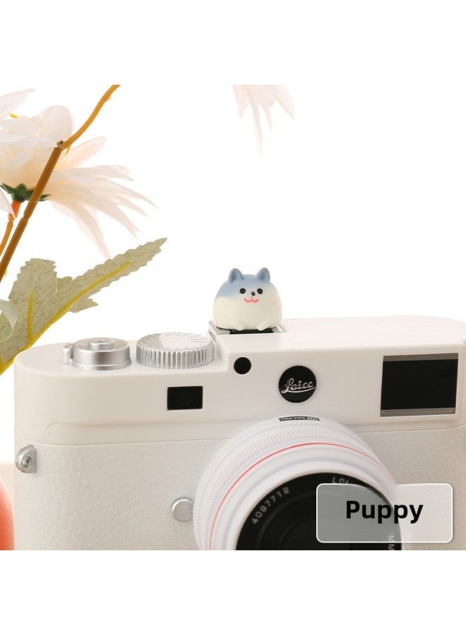 Cartoon Three-dimensional Doll Hot Boots For Canon Sony Fuji Micro SLR Universal Cute Dustproof Protective Cover-Color:Zoo-Puppies - Image 1